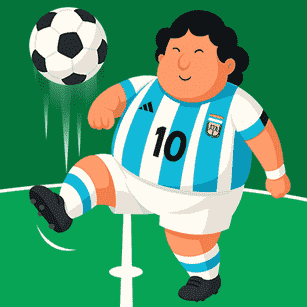 Tritt den Ball